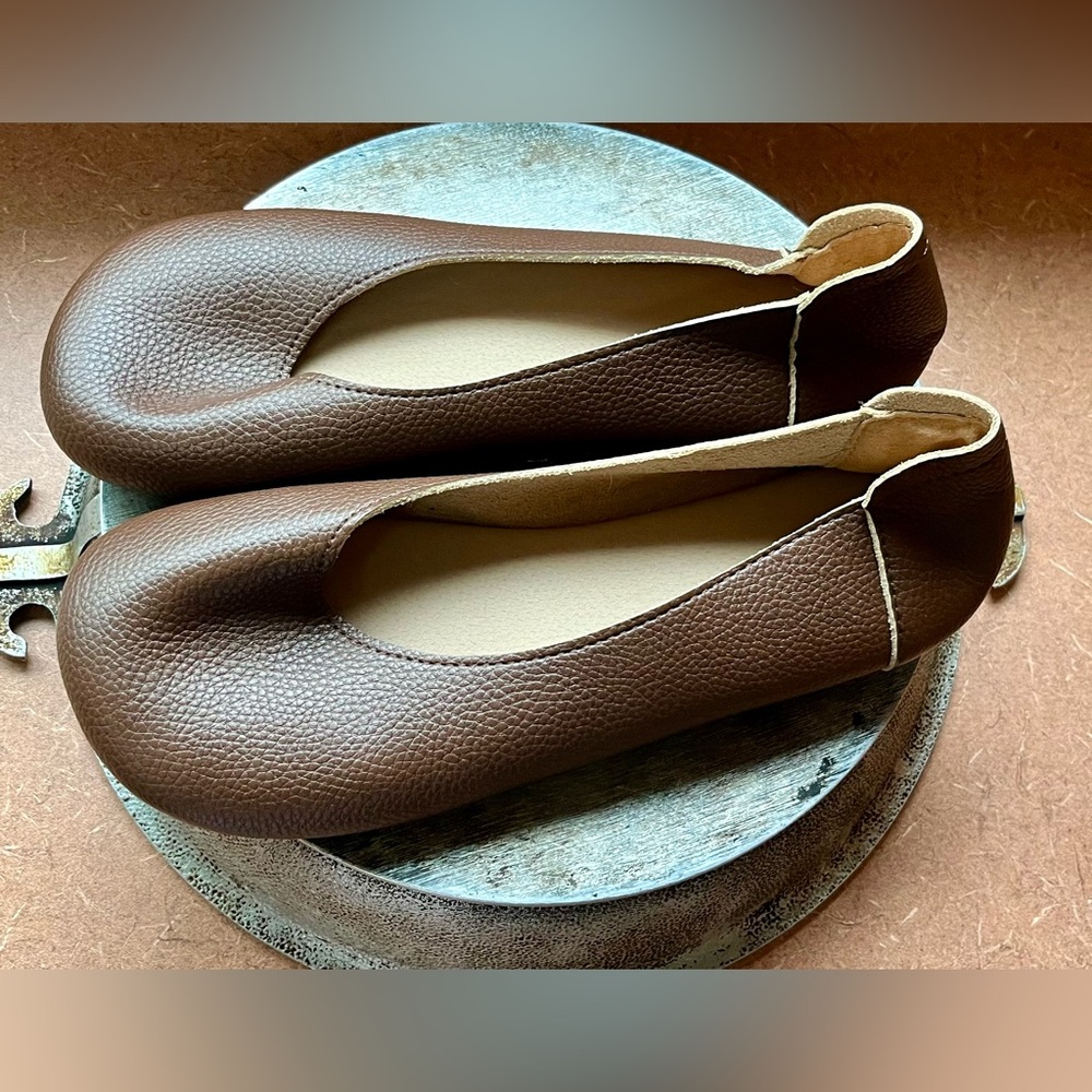Classic Brown Leather Women's Loafers
